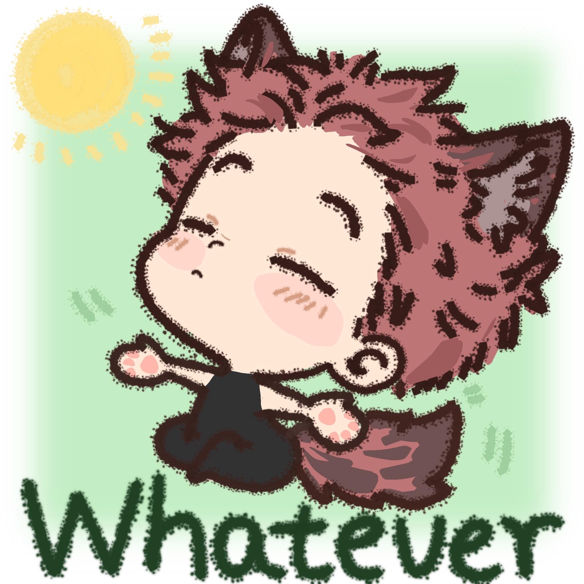 A wolf stretching in the sun, illustrated by Shamisu